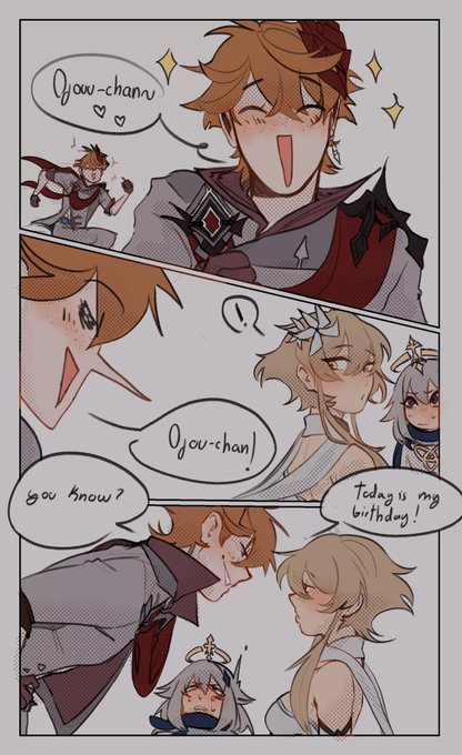 Chilumi for tarta's birthday bc I actually like the ship #GenshinImpact 