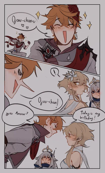 Chilumi for tarta's birthday bc I actually like the ship #GenshinImpact 