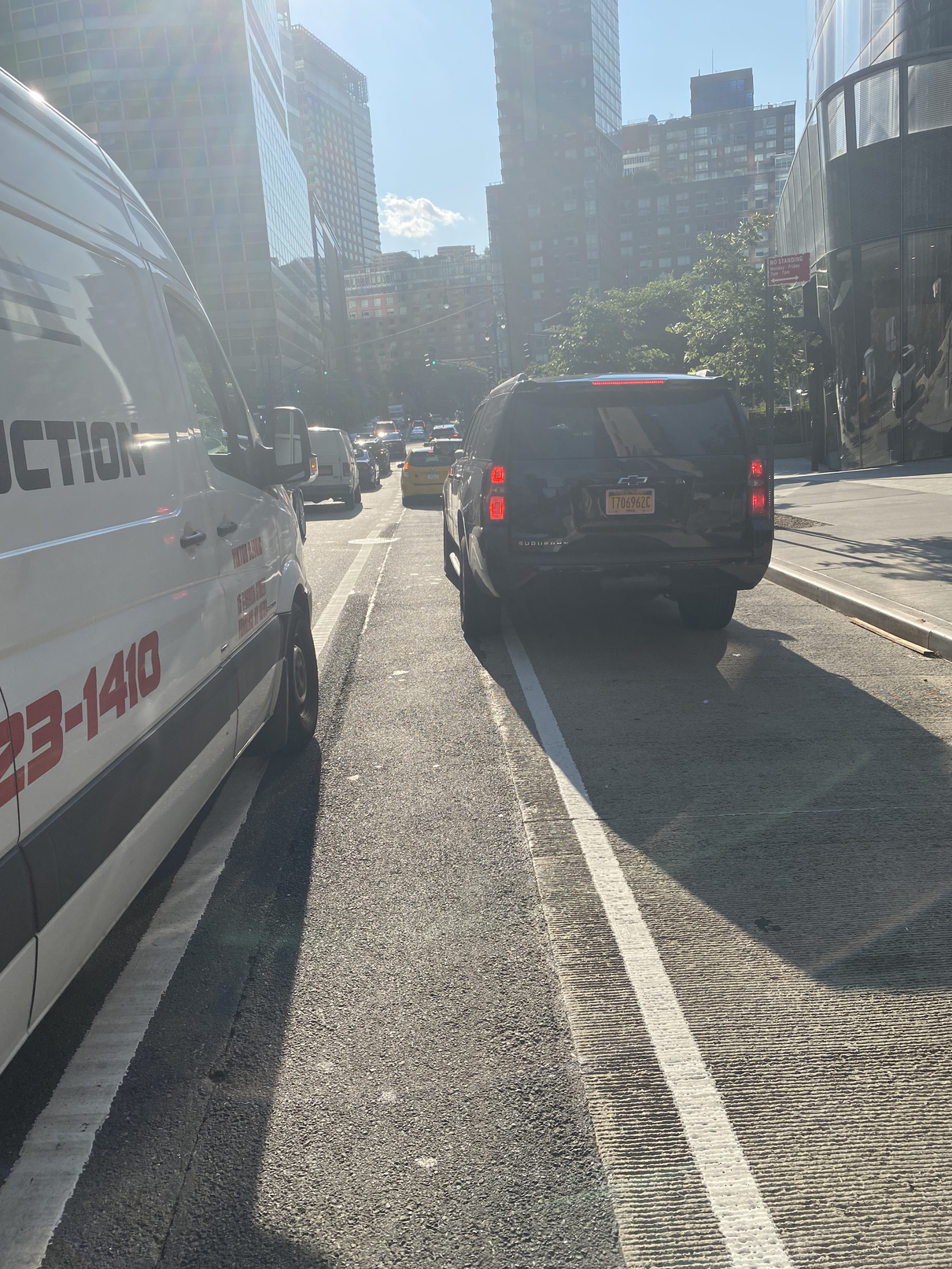 Photo of car in the street with license plate T706962C in New York