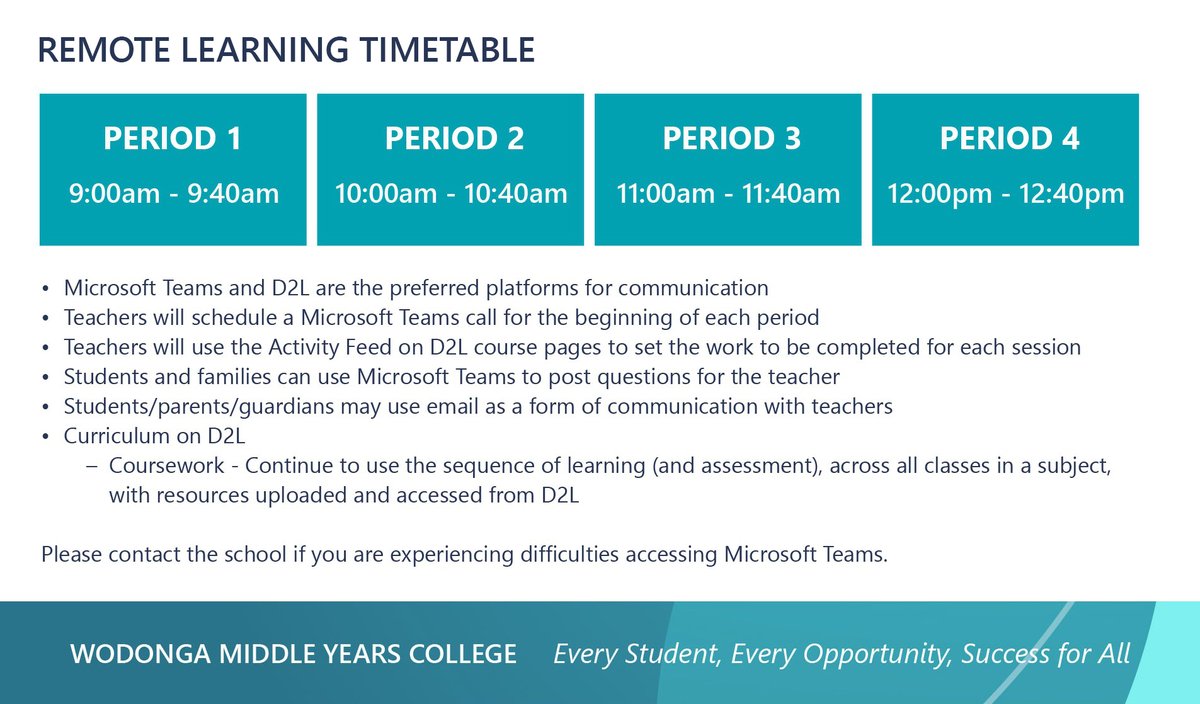 Students will continue with Remote Learning until next Tuesday July 27th. You can access all you need to know about supporting your child with Remote Learning at WMYC on our website: bit.ly/2UQqUQT