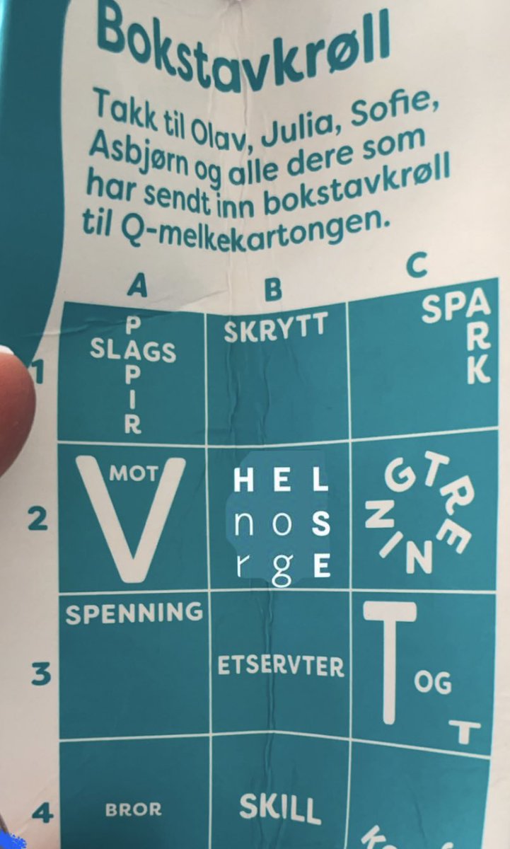 Kan noen hjelpe meg med B2?

#helnosrge