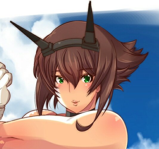 やっぱりウチは陸奥が好き むちむちむっちゃんが好き むちむちボディにビキニの陸奥 のたうちまわる 九天九地の無双の陸奥好きのイラスト