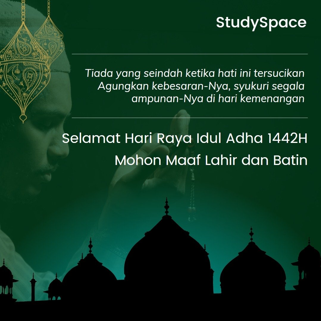 studyspaceid_'s tweet image. Selamat Hari Raya Idul Adha 1442H semuanya bagi teman-teman yang merayakan! 🙏🌙

Apa menu makanan kalian hari ini 🤔

#BeyondLearning