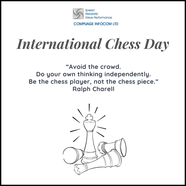 compuage2016's tweet photo. Let's play!

#InternationalChessDay! #chess #Compuage #game https://t.co/S0EKaF0poO