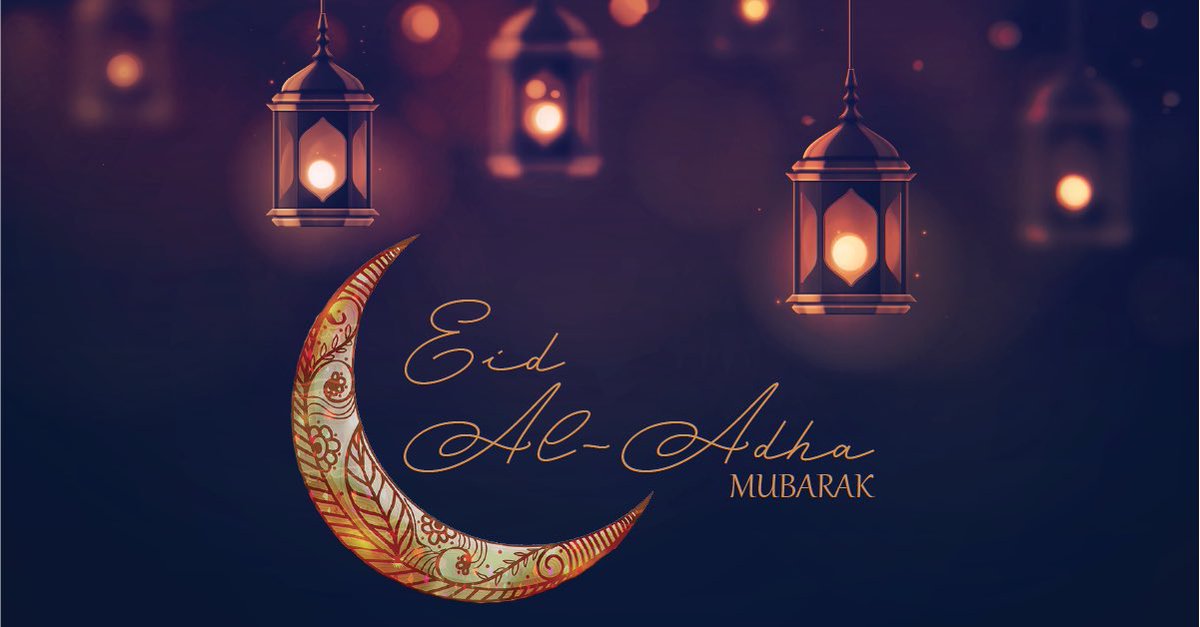Eid Al-Adha Mubarak to all Muslims celebrating the Feast of the Sacrifice tonight and tomorrow!

May this be a time of peace, prosperity and renewal for you and your loved ones.