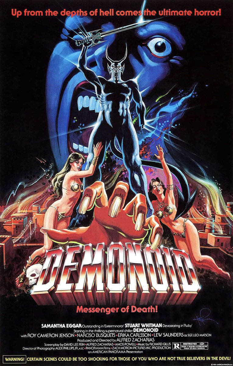 Kovalchuk1739's tweet photo. "Demonoid" (1981) - 6/10
#Horror #Movie #HorrorMovie #HorrorMovies #Demonoid #80s #VinegarSyndrome #VinSyn https://t.co/FgQyh7f9P1