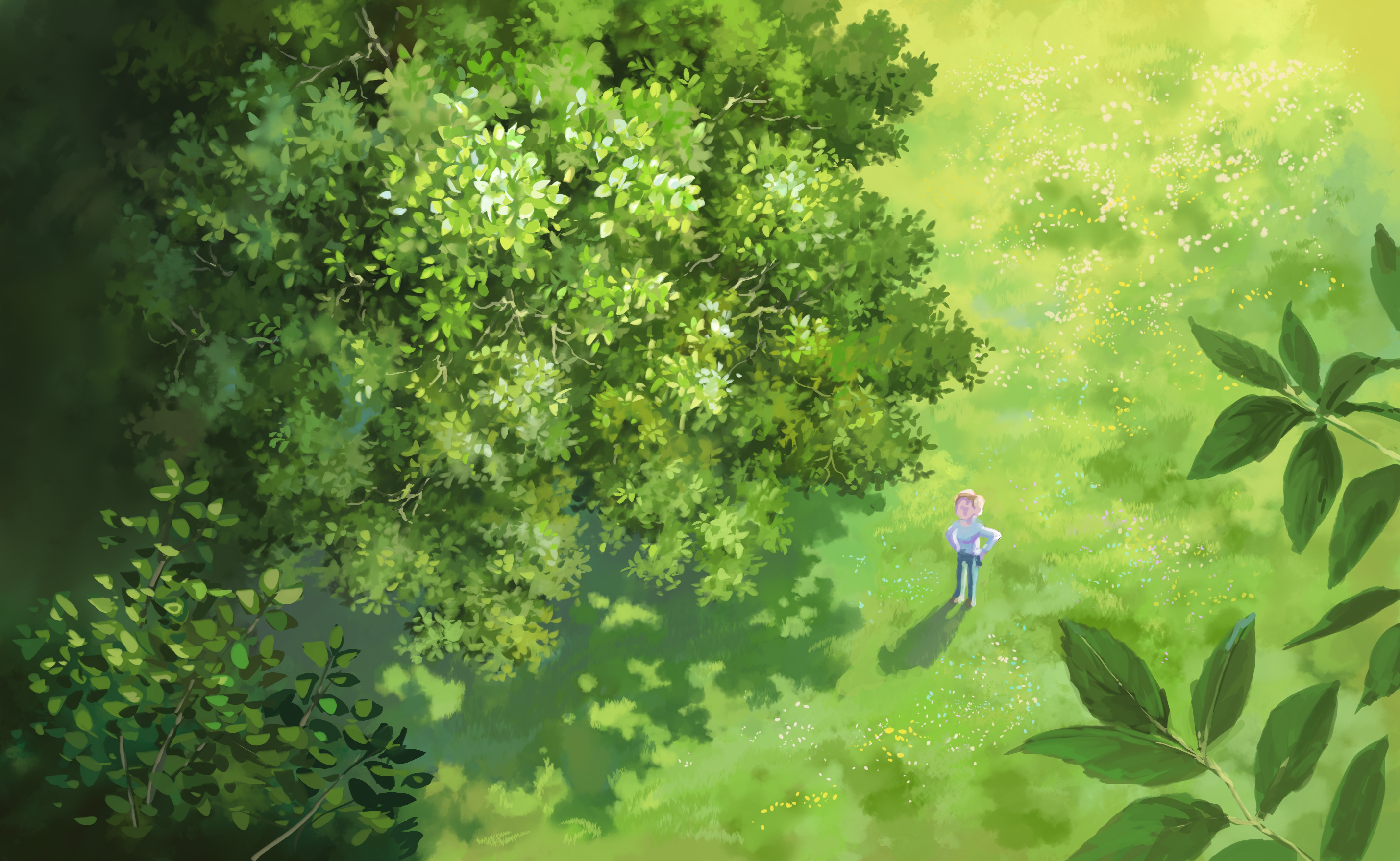 Illustration College Tanaka 今回は俯瞰の木を描いていきます 作業中の動画はyoutubeから T Co 77aqpc5mnq T Co Tm8viizwpz Twitter