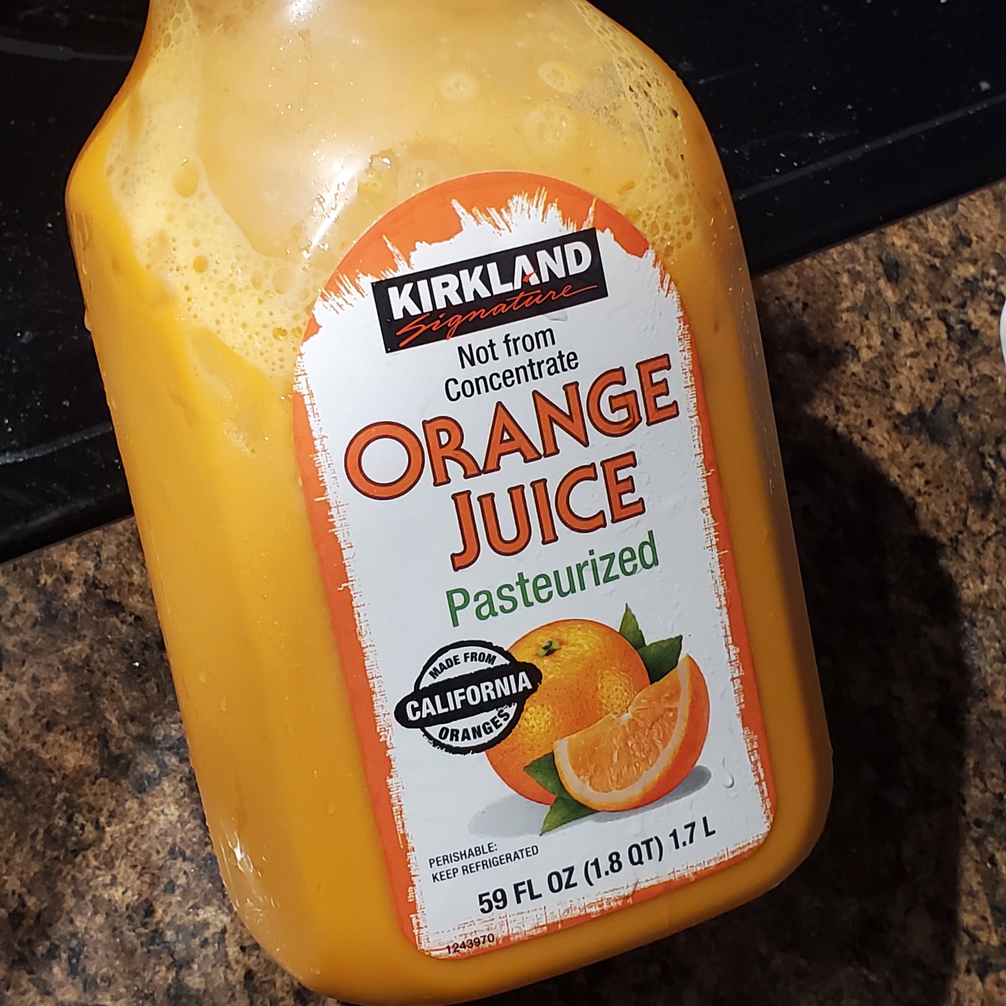 Kirkland orange clearance juice