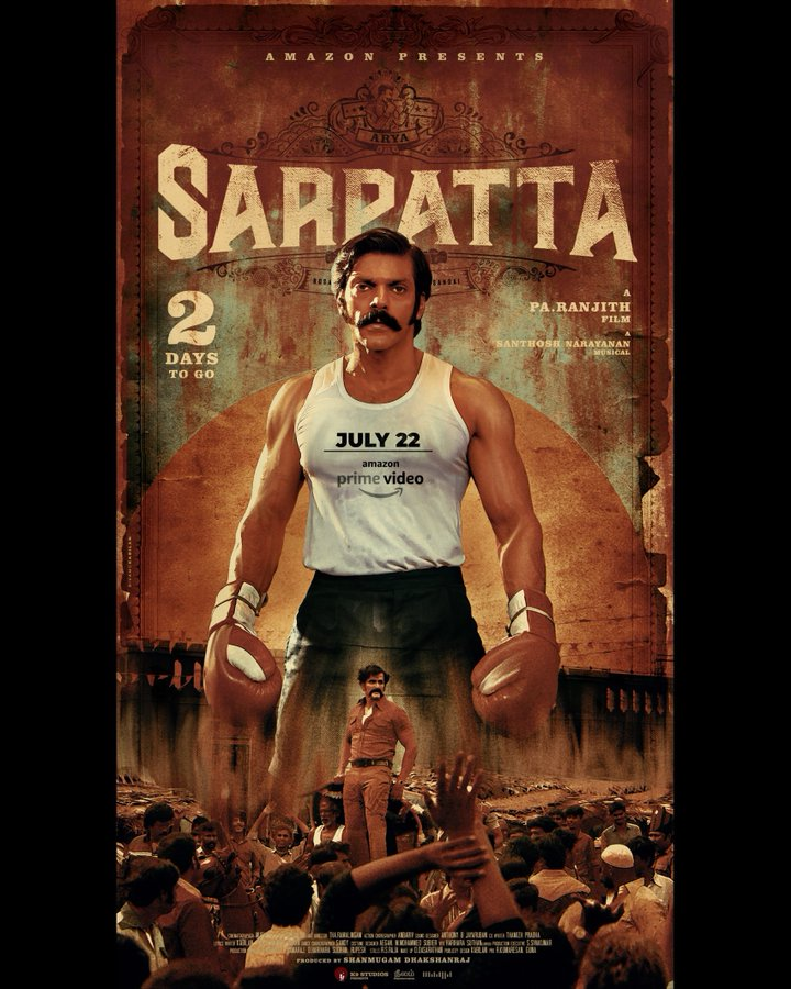 urkumaresanpro's tweet photo. #SarpattaParambarai on @PrimeVideoIN #2DAYS_TO_GO
@beemji
@arya_offl @K9Studioz
@officialneelam #cinemapaarvai https://t.co/ZD3GYKmmjA