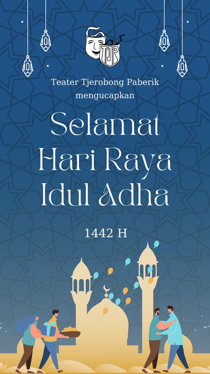 🕌 Hari Raya Idul Adha 1442 H

✨ Teater Tjerobong Paberik mengucapkan ✨

😇 Selamat Hari Raya Idul Adha 🙏

#EidAdhaMubarak 
#TeaterTjerobongPaberik
#DenganBerkaryaKitaAda