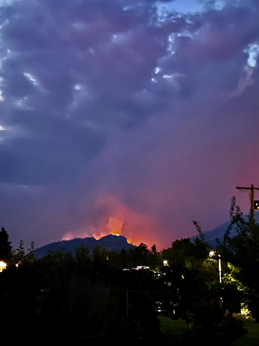 The view from #Osoyoos. #bcwildfire #bcnews