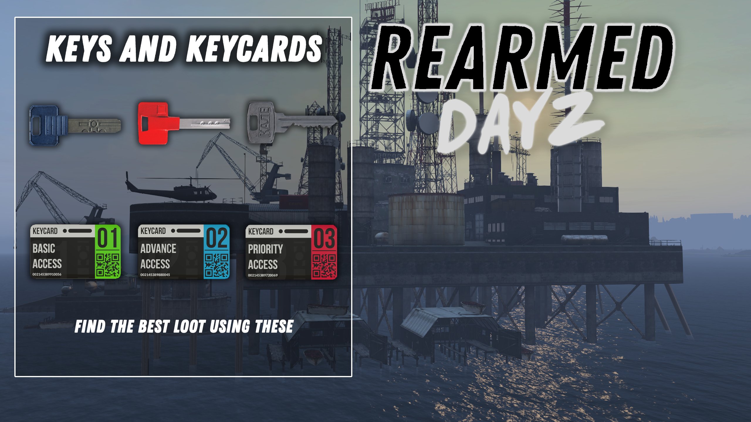 DayZ Rearmed on X: NEW ARMOR AND KEYS/KEYCARDS WITH FRESH WIPE