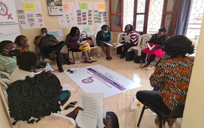 WHRDNU's tweet photo. 𝗪𝗼𝗿𝗱 𝗼𝗳 𝘁𝗵𝗲 𝗱𝗮𝘆: 𝗦𝗼𝗹𝗶𝗱𝗮𝗿𝗶𝘁𝘆 is mutual support within a group. WHRDNU creates spaces that foster solidarity among women defenders to amplify their voices against the injustices they face as women on the frontline of Human rights work. #CreatingSafeSpaces https://t.co/OMFH3kDRx4