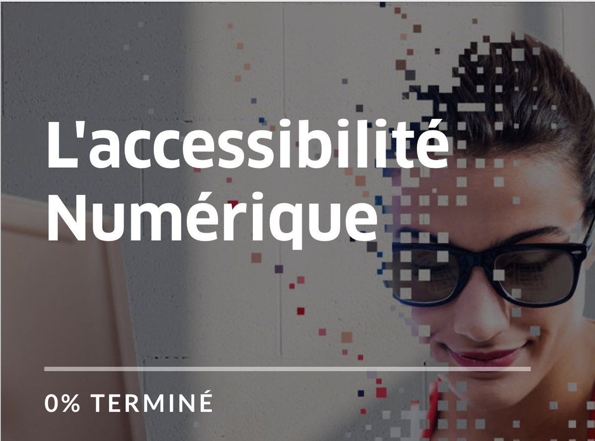 polymorphemaud's tweet photo. L'accessibilité numérique aux personnes déficientes visuelles  semble un peu abstrait et compliqué. Et bien non ! Ce  module de sensibilisation réalisé par @Aveugles_France  et  @Agefiph_  présente les problèmes concrets et les solutions qui vont en face. https://t.co/7wCSHlj3iX https://t.co/MNIGGgA8eX