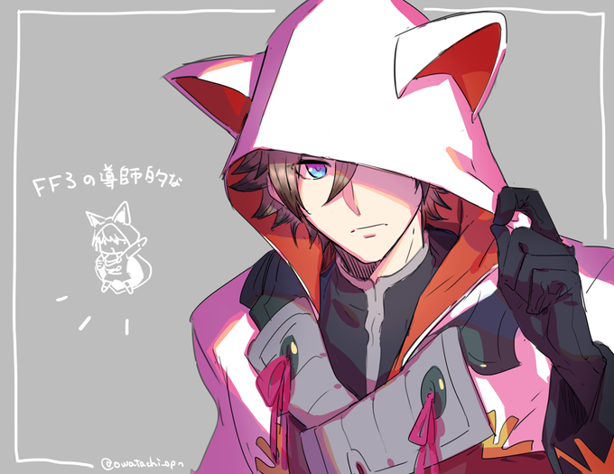 導師実装だし去年描いた勝手に導師フードかぶせた兄様(何故)再掲しときます🔥 