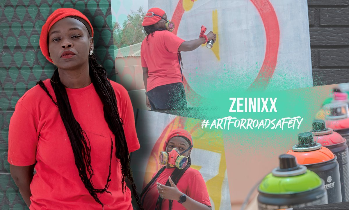 We are launching the last week of the #ArtforRoadSafety challenge with Senegal featuring <a href="/Zeinixx/">First Lady 🇸🇳</a>, the first lady graffiti artist in Senegal! 🇸🇳

This is the first artistic challenge for road safety focused on Africa! Find out more about the challenge: bit.ly/artforroadsafe… 💻