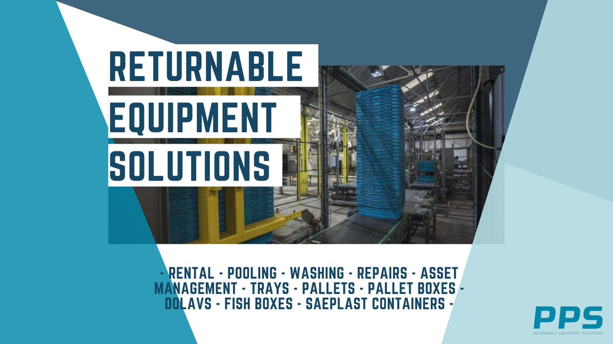 PPSEquipment's tweet photo. Returnable Equipment Solutions for a large range of Returnable Transit Packaging.

Whether you're looking to rent trays, pool pallets or wash Dolav's, we've got the solution for you.

https://t.co/eGXsYQ8yd5 | 01283 821 502

#SupplyChainSolutions #ReturnableTransitPackaging https://t.co/vp9AHxo9nC