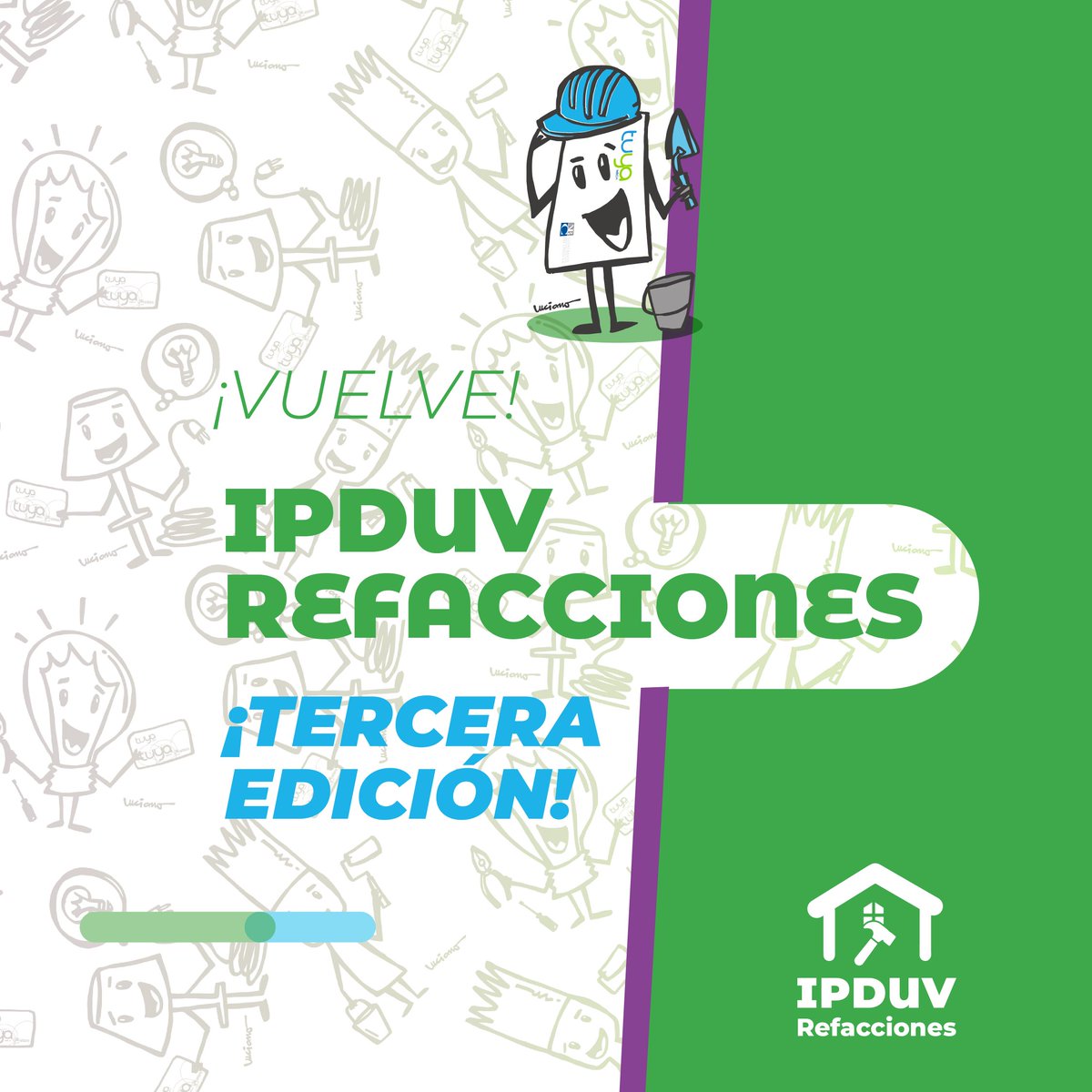 IPDUV REFACCIONES

Ya se encuentran habilitadas las inscripciones en ipduv.chaco.gob.ar/ipduv-refaccio… 

#ConstruimosOportunidades 🏡✨