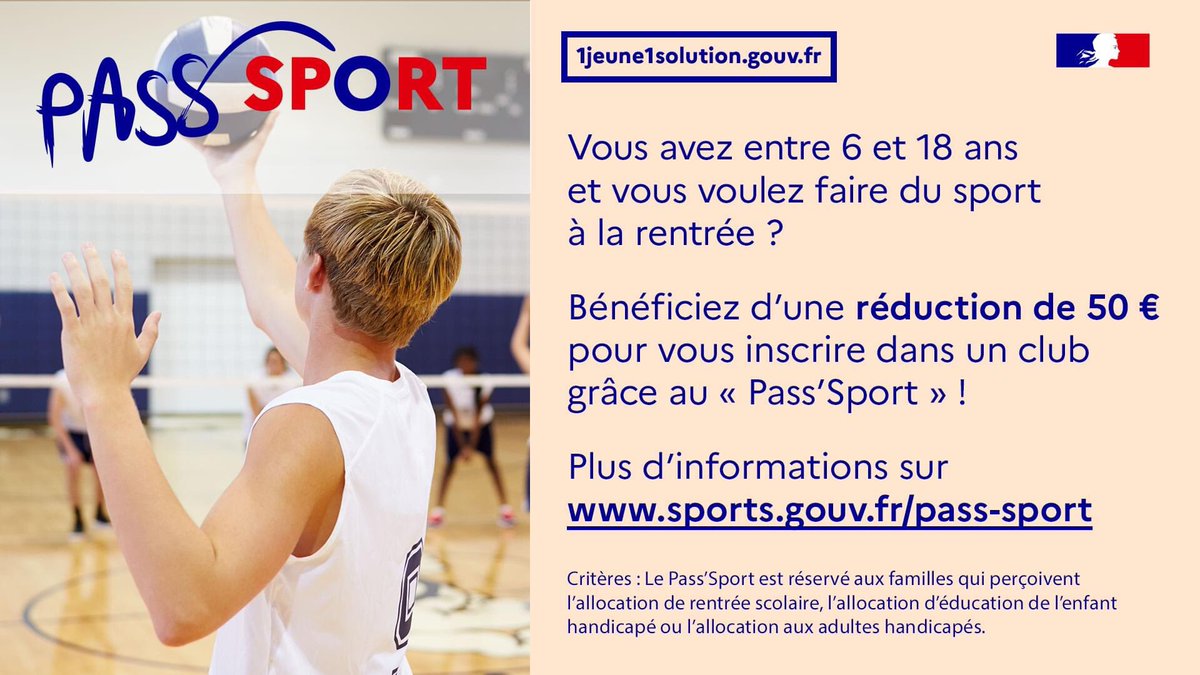 Sportadapte2607's tweet photo. 🚨 𝗦𝗮𝗶𝘀𝗼𝗻 𝟮𝟬𝟮𝟭/𝟮𝟬𝟮𝟮

👉 Qui dit nouvelle saison sportive dit nouvelles aides pour vous permettre de pratiquer un max ���
👇Voici les différents dispositifs !      
ℹ️ Pour plus d'informations, n'hésitez pas à nous contacter ☎️

#cdsa2607 #sportadapte #nouvellesaison https://t.co/s6XbbTUQxI