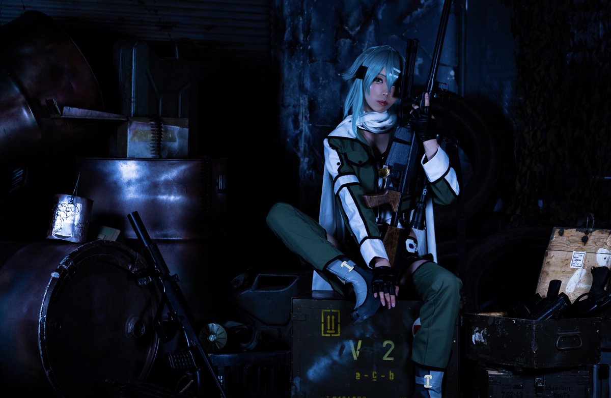 ▶︎▷▶︎ Cosplay
 
        -----SwordArt Online-----
 
                                             Sinon ▷▶︎▷
 
🔹夢希音
📸緋色
🔫ぴぃち工房