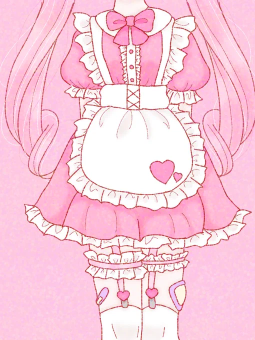 ずっとカワイイを着ていたい#イラスト #illust #illustration 