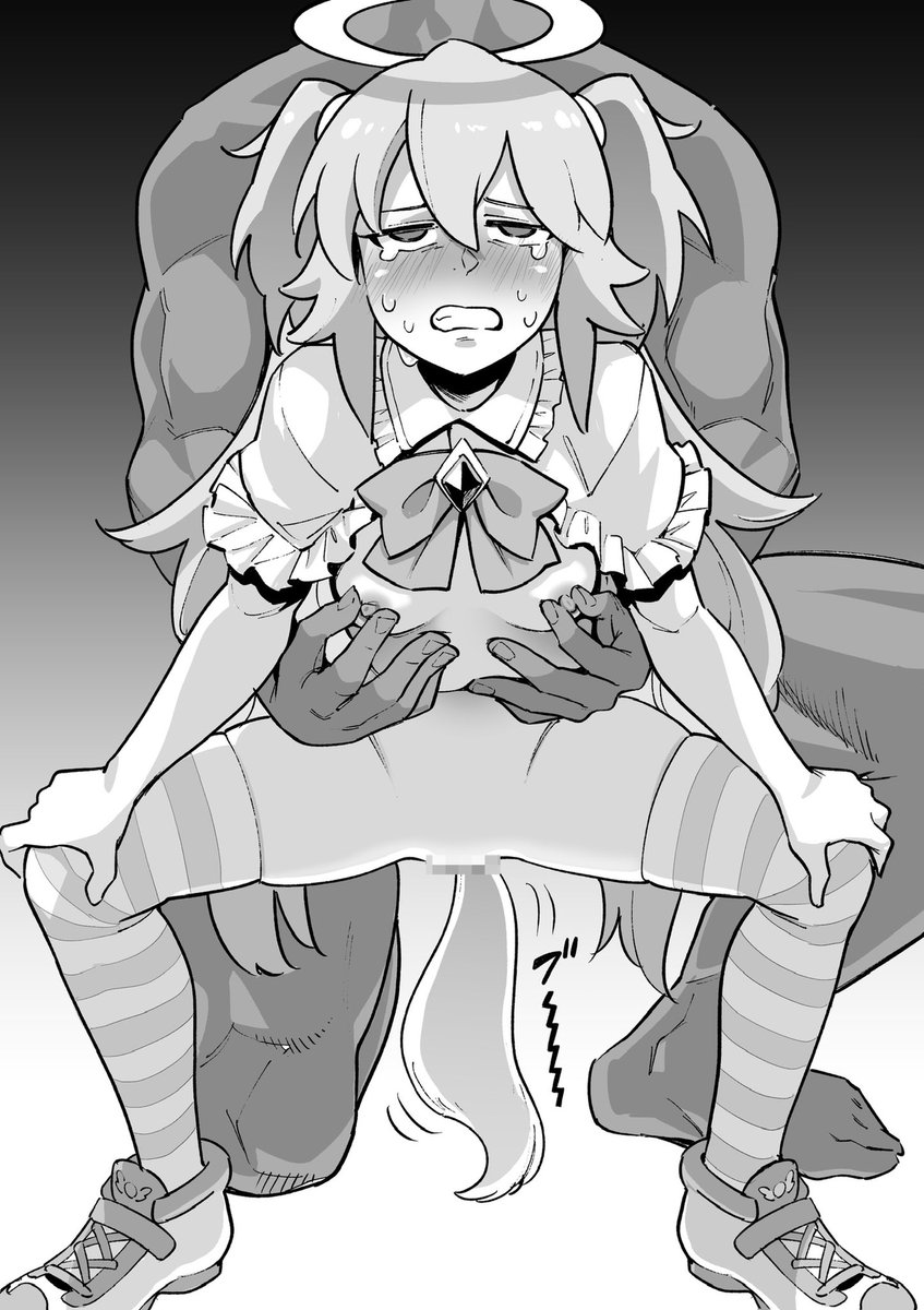 skebでリクエストいただきました、オリキャラ御使ナナちゃん!
ガニ股乳首責め耐久! 