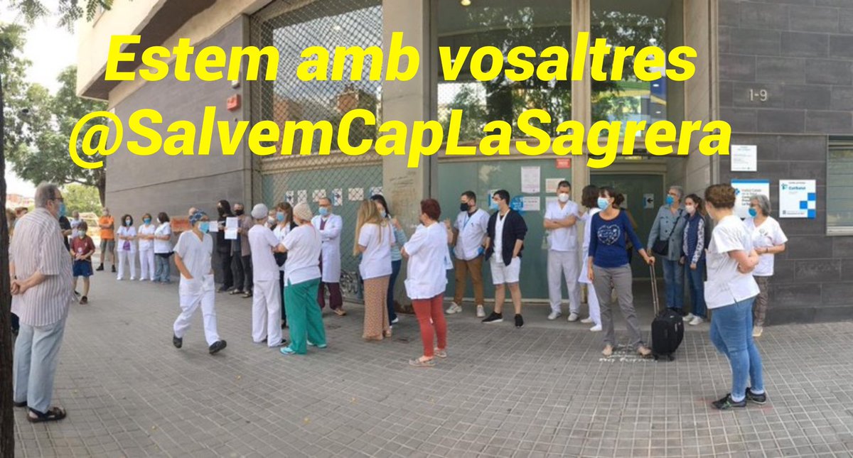 SalvemCAPSgr's tweet photo. 25 metges,4 pediatres,25 infermeres,4 infermeres de pediatria,20 administratius i tres persones de neteja al #CapLaSagrera.
En moments com aquests rebeu el nostre reconeixement al vostre treball.
Per una #SanitatPúblicaIDeQualitat
Más pressupost per a l'Atenció Primària
#NouCap https://t.co/eAM0aAqz4z
