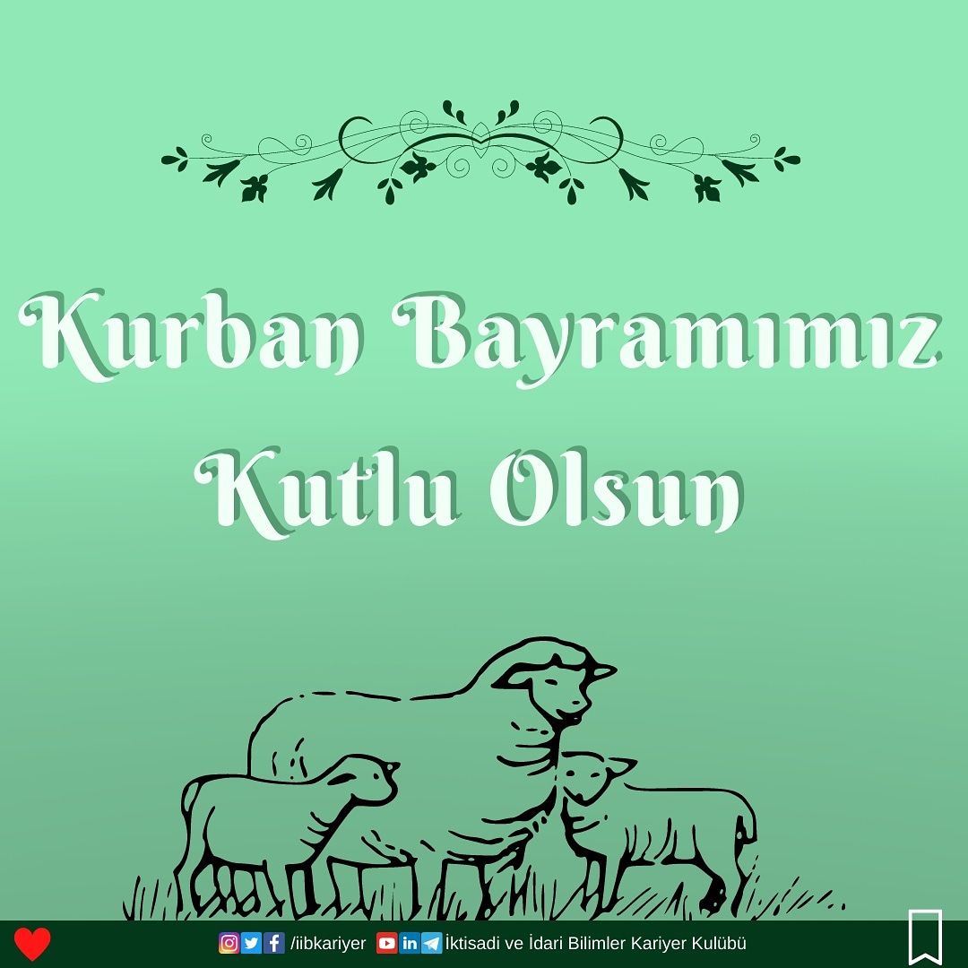 Sevdiklerimizle, dostlarımızla yan yana, diz dize kutlayacağımız bayramlara kavuşmak ümidiyle Kurban Bayramınızı kutlarız 🤗

#kurbanbayramı
#KurbanBayramınızMubarekOlsun