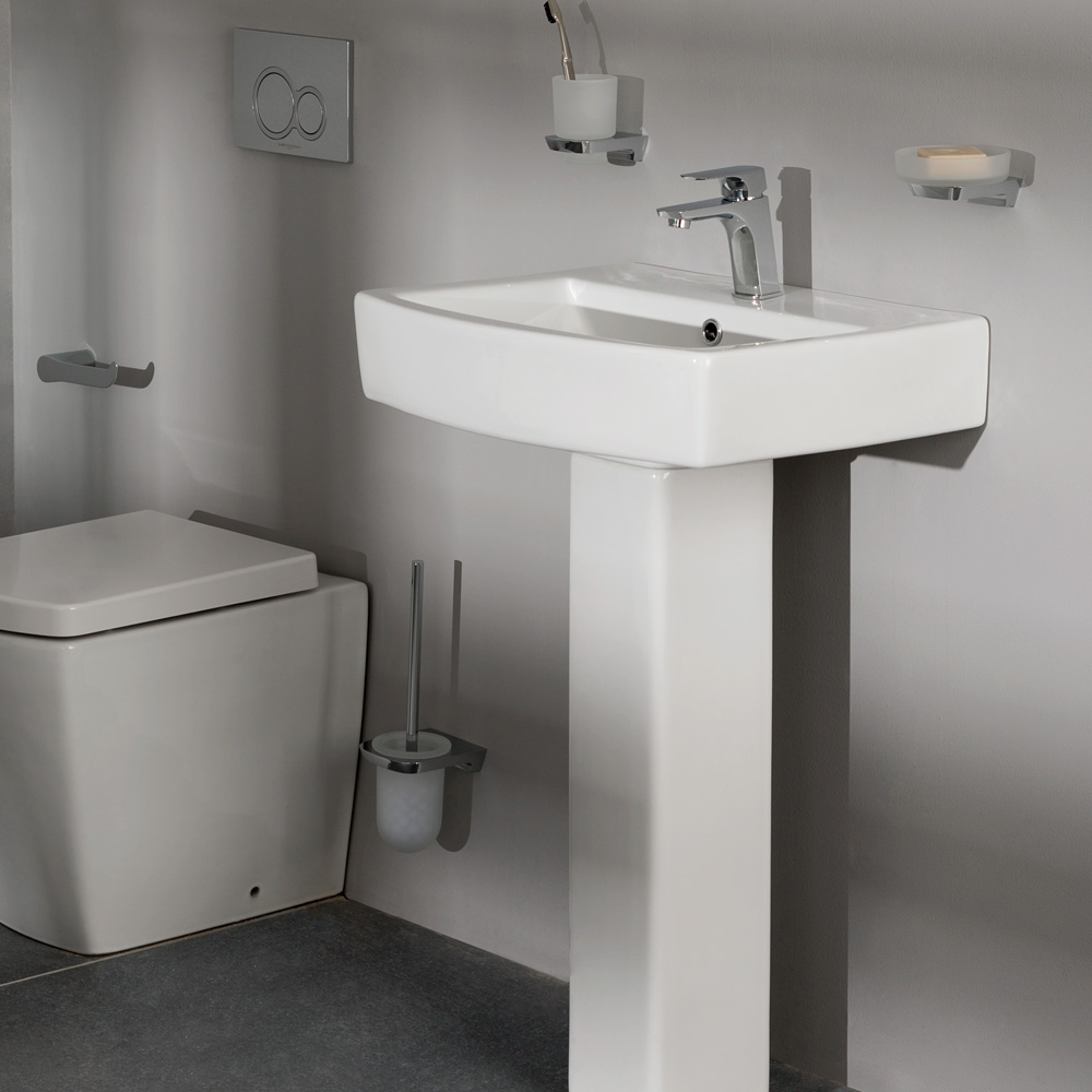 Our basins range includes four sink types; full-pedestal, semi-recessed, vanity & wall-mounted. With modern, traditional & space-saving designs, our collection has something to complement any bathroom. Check out our basins >> bit.ly/3hMPvPG #bathroombasin #bathroom