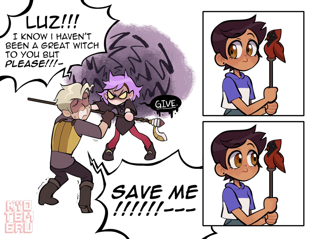 Don't be shy, Hunter <3 give her the staff😚✨
#TheOwlHouse #TheOwlHouseSeason2 