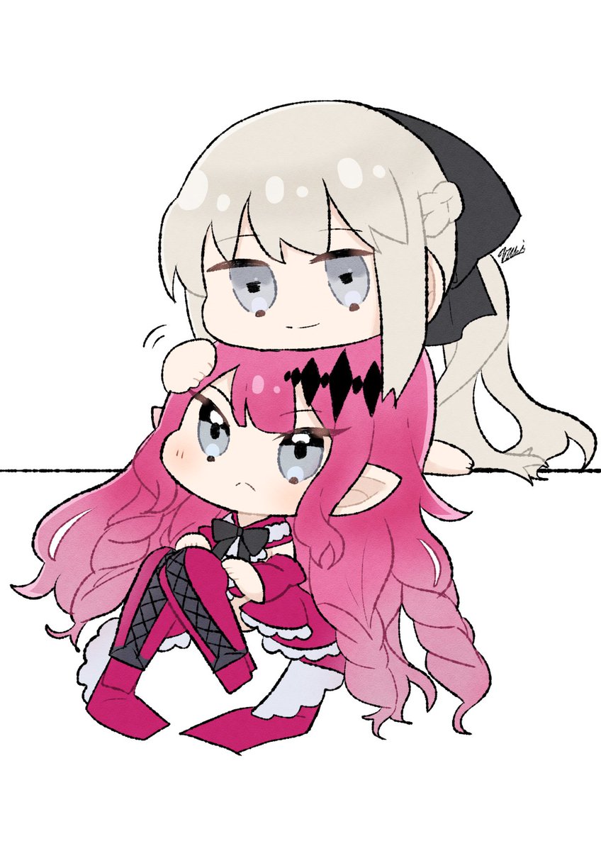 モルガンとトリ子
カルデアでは笑っていてくれ……
#FGO 