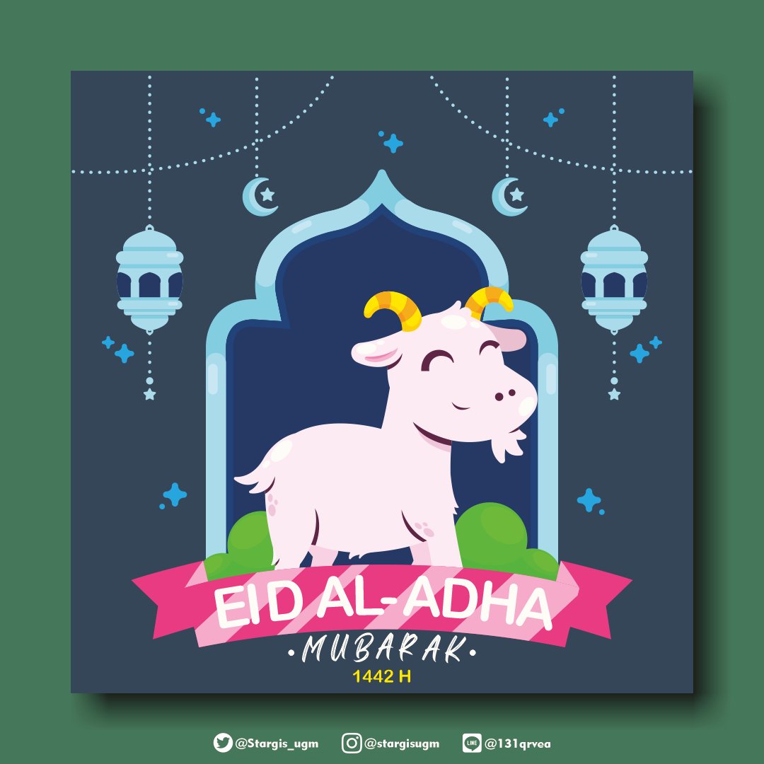 [MEMPERINGATI HARI RAYA IDUL ADHA 1442H]

"Selamat Hari Raya Idul Adha 1442 H" 

فَصَلِّ لِرَبِّكَ وَانْحَرْۗ 

Maka laksanakanlah salat karena Tuhanmu, dan berkurbanlah (sebagai ibadah dan mendekatkan diri kepada Allah) ✨

#PJSIG 
#SIG
#STARGIS