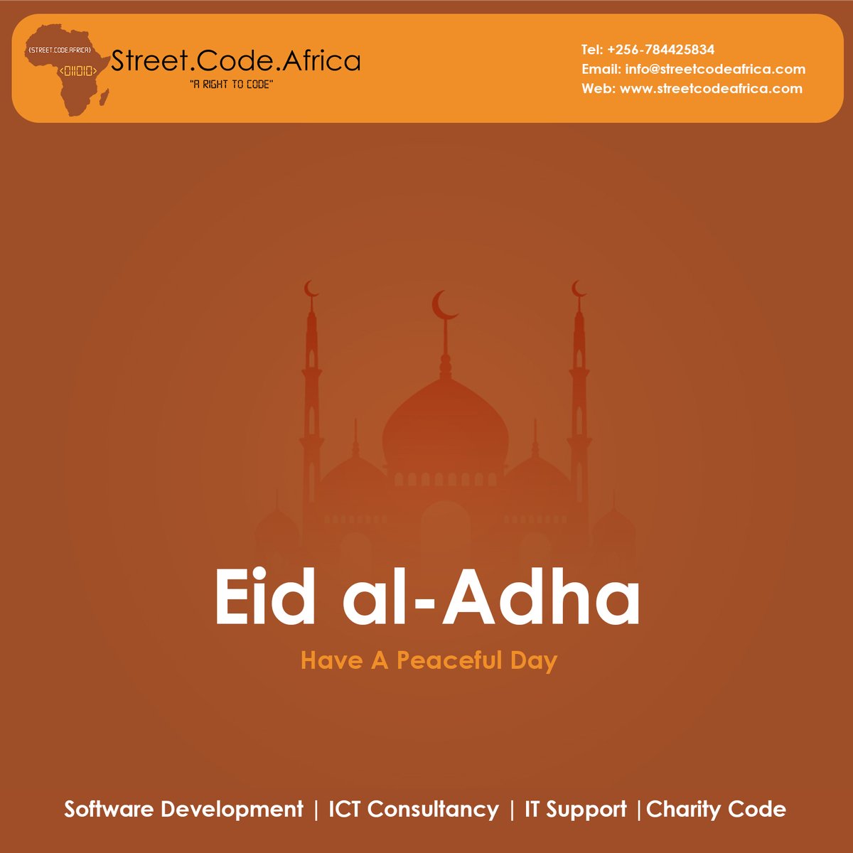 CodingAfrica's tweet image. Have a peaceful day! #EidAdhaMubarak