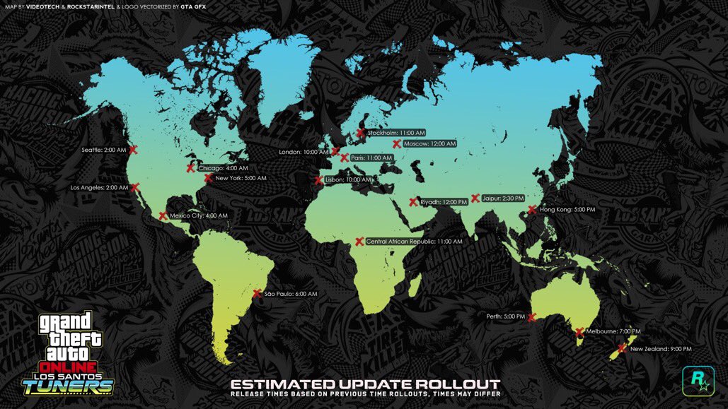 Here's The Map Of 'GTA 5's' Los Santos