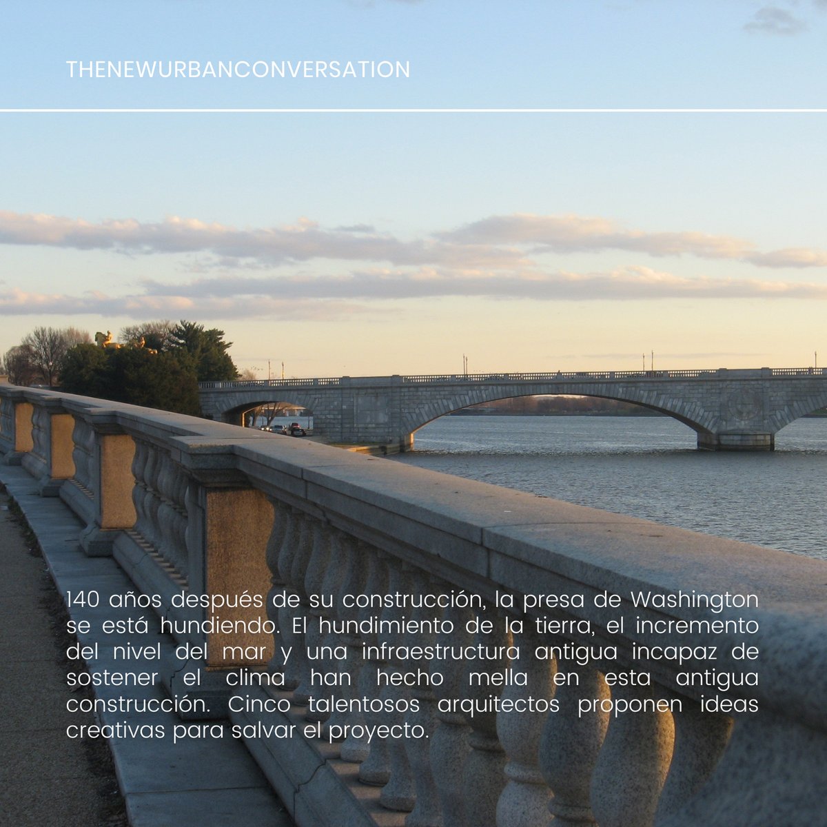 En la exhibición digital del Laboratorio de Ideas de la Cuenca de Mareas se pueden consultar las ideas, a cuál más imaginativa, para resolver el problema de la presa de Washington. 
#thenewurbanconversation #washington #presa #urban #urbanismo #ciudades #sostenible #futuro