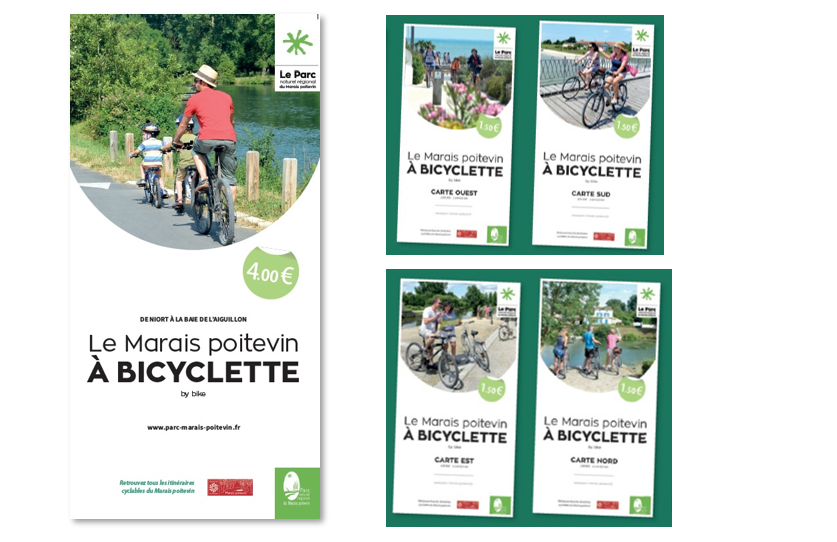 pmaraispoitevin's tweet photo. / TOURISME / #quefaitleparc #1jour1info 🚴‍♀️
Vous connaissiez nos cartes vélo ? Elles couvrent tout le Marais poitevin. 800 km de découverte, grâce à 30 circuits balisés. 
👉 En vente dans les OT : 1,50 € la carte / 4 € les 4 cartes.
👉 Immersion vélo https://t.co/meT455DP0b https://t.co/79DyR9cUK9