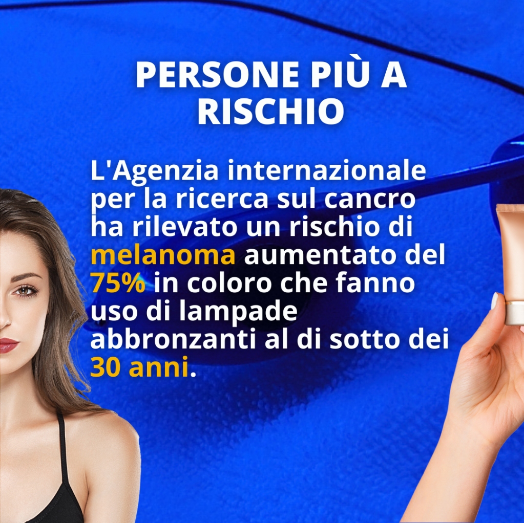 AIRC_it's tweet photo. Abbronzarsi nei centri estetici non protegge dalle scottature perché i livelli di #radiazioniUV emessi dalle lampade abbronzanti sono molto intensi. Lampade e lettini solari sono stati infatti classificati come #cancerogeni.
Scopri di più➡https://t.co/uQV4wrtQBE
#AIRC https://t.co/H7QHNx4urS