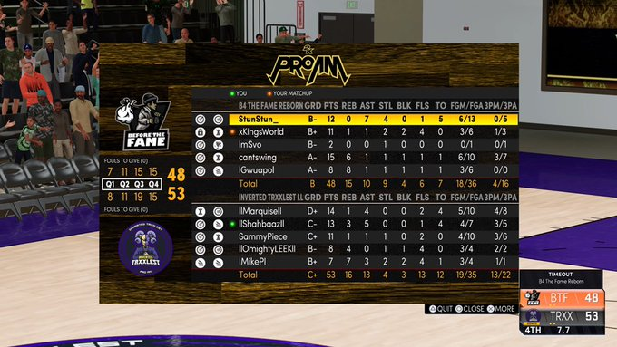 InvertedTrxll2K's tweet photo. GG's to @xKingsWorld and @B4TheFame__ as we 2-0 SWEEP THEM TO ADVANCE IN THE ADBA Summer Showdown Open Season Tournament Round 1 

Inverted On Top Soon!
 @RankEm_ @GsTaR____ @AdbaPro @Pivot2K https://t.co/rYGXH0TLGj