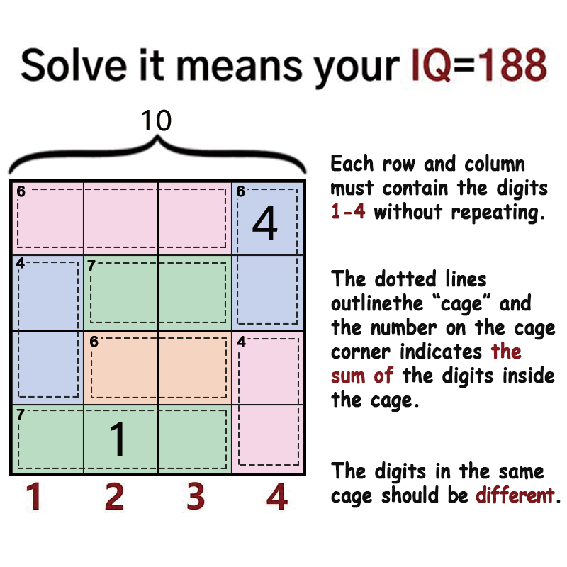 KillerSudoku1's tweet photo. How many levels can you pass? Challenge yourself now!