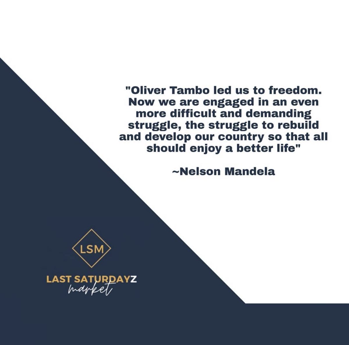 Be a part of change
Be a part of a sustainable Mzansi
Be a part of rebuilding the nation

Last Saturdayz Market is non-profit social event that aims to tackle socio-economic issues in communities nationwide.

#PutSouthAficansFirst #localislekker #proudlySouthAfrican #supportlocal
