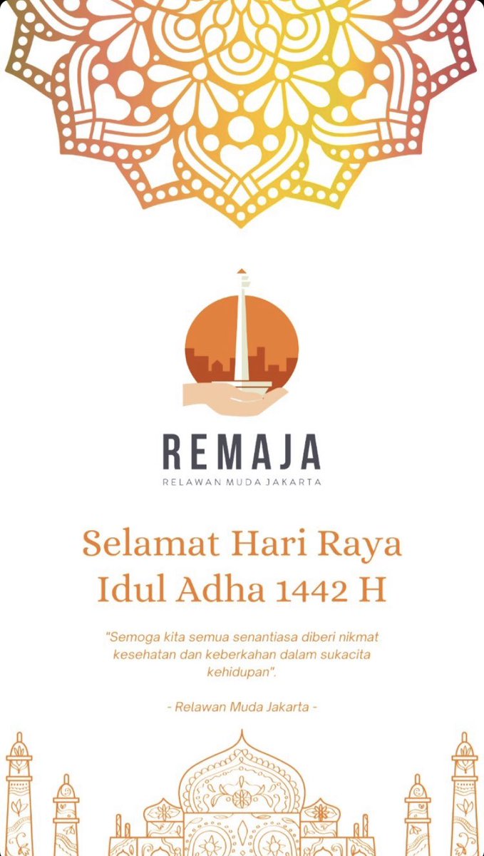 Selamat Idul Adha bagi sahabat muda Jakarta yang merayakan!
#remaja #relawanmudajakarta