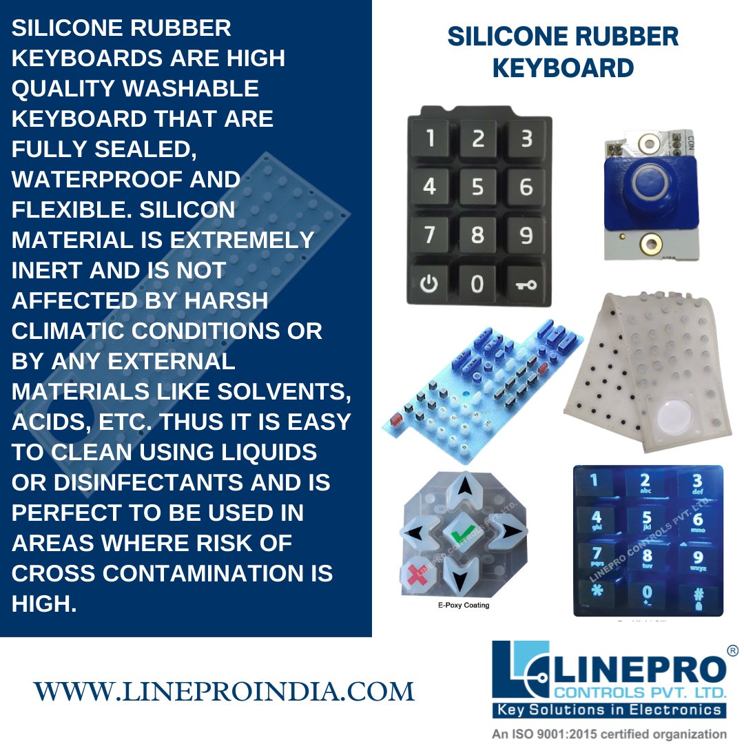 LineproI's tweet photo. Get your customized #siliconerubberkeyboard with us!

visit : https://t.co/LmXomWTgRl
Contact : +91 9324569891
Mail : sales@lineproindia.com

#silicone #rubber #keyboard #InputDevice #HMI #manufacturingindustry #flexible #printed #color #lineprocontrols https://t.co/x1VrX0lEWS