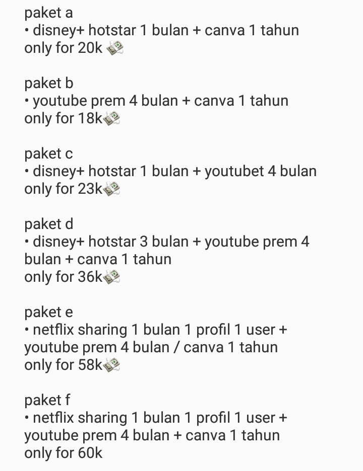 ✨ PROMO UNTUK HARI INI ✨