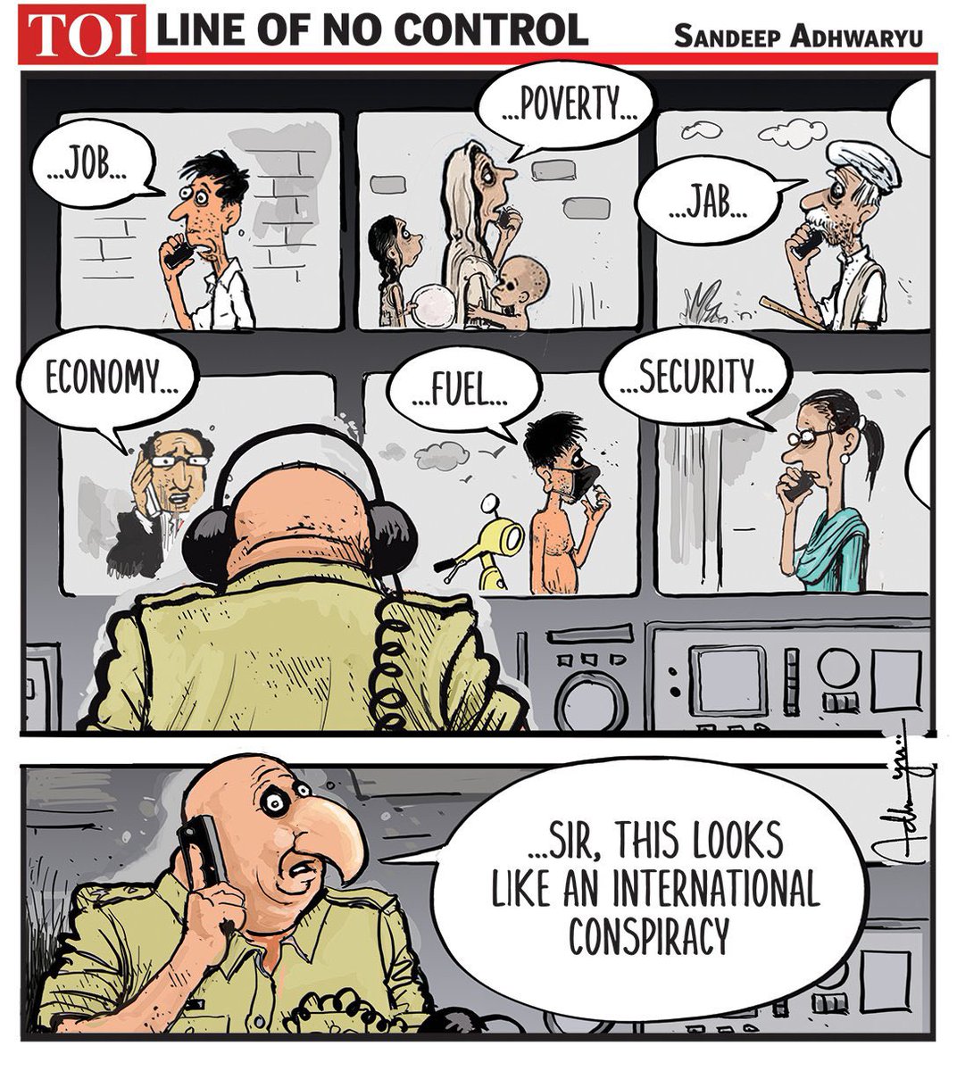 #GlobalConspiracy in #PegasusProject via @CartoonistSan and @timesofindia