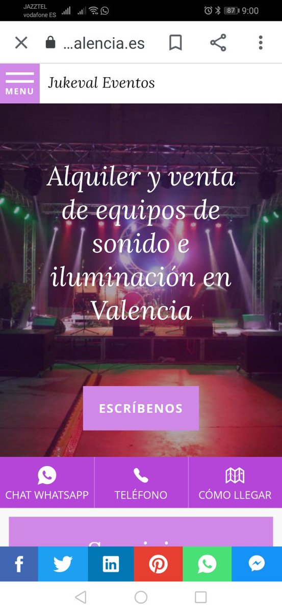 JukevalEventos's tweet photo. Jukeval eventos. Estamos a tu servicio. Contactamos y pide presupuesto sin compromiso. ALQUILER Y VENTA de Sonido, iluminación, disco móviles, escenarios presentaciones fallas y deportivas etc. 
 Webs.
https://t.co/1lGwXi6p8t
https://t.co/rVNQKdQmrm https://t.co/QkzULZQw7I