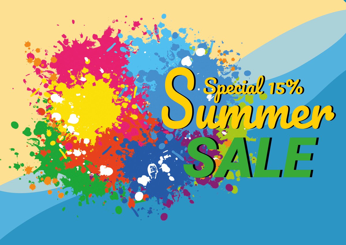 ColorFabb's tweet photo. Color your summer! With Color on Demand we offer a one-of-a-kind filament service: choose the color you actually need for your #3Dprinting project.

#ColorOnDemand filaments are part of our #SummerSale offering a 15% discount on ALL filaments: https://t.co/lGMrlICUDb https://t.co/5r8VxOCVYi
