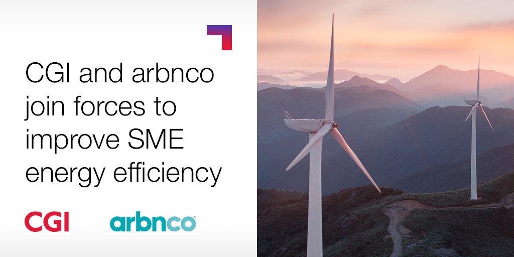 CGI_UKNEWS's tweet photo. Carbon footprints are becoming more important for businesses, both financially and socially. We’re excited to join forces with @arbnco to improve #SME #energy efficiency using #data from our #SmartMeter Access Service, find out more https://t.co/9stNhKT3as #WeAreCGI https://t.co/yhWVcI8lLW
