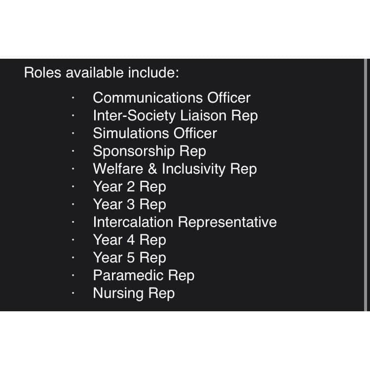Deadline tomorrow for committee applications at 5pm :) apply now! See the Facebook page for more information facebook.com/77337252940696…