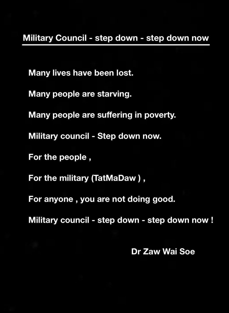 Stel22222's tweet photo. #WhatsHappeningInMyanmar https://t.co/Fz5wAdU1HT