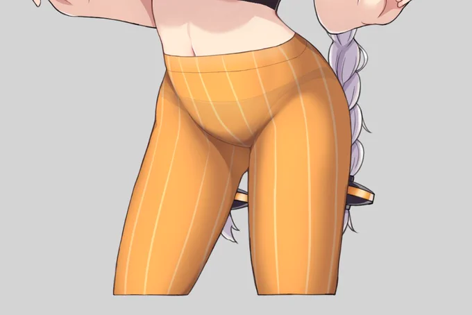 描いてみたけど、タイツ使う場面あるんか…?? 